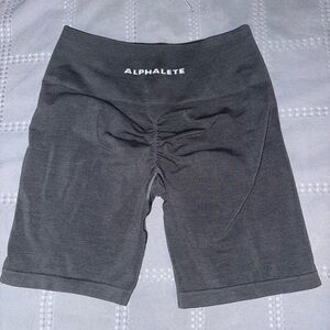 Alphalete Charcoal Biker Shorts
